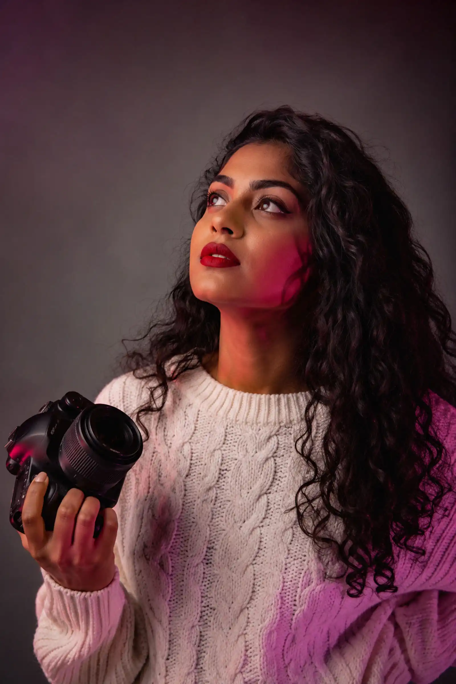 women with camera